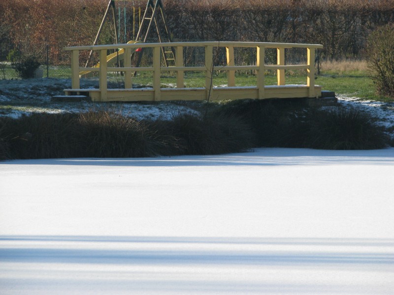 Les mares de Claville en hiver (janvier 2009)